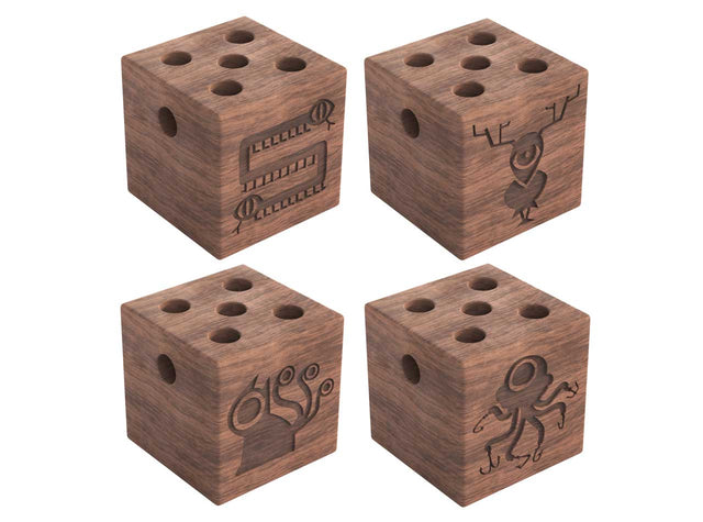 Torso kube et træ element til WoodMee ®
træfigur og byggesæt dansk design