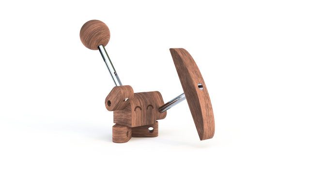 WoodMee® Krea - hakke & kugle - WoodMee