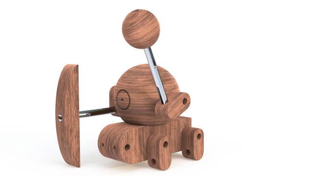 WoodMee® Krea - hakke & kugle - WoodMee