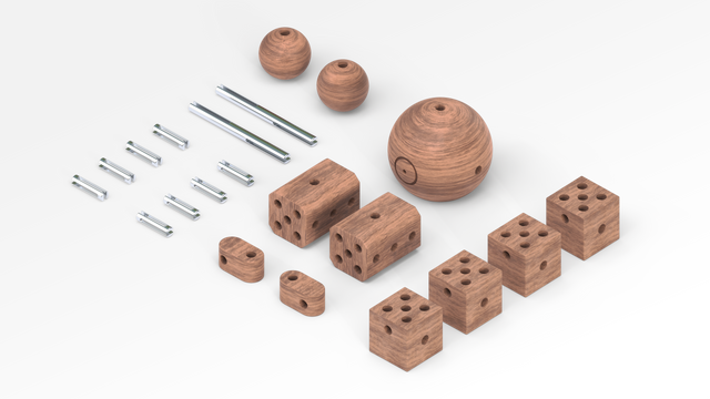 WoodMee® alle elementer fra Hund TraeByggesaet - Design lige hvad du vil