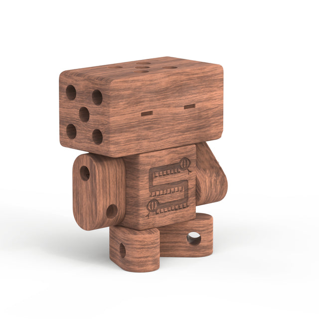 Kreativt Træbyggesæt Ild -  Unikt Håndlavet Design